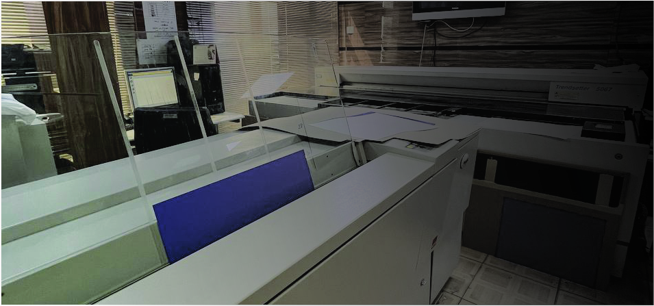 مجهز به جدید ترین پلیت ستر Kodak و Creo ساخت کشور کانادا